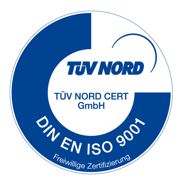 TÜV Siegel DIN EN ISO 9001